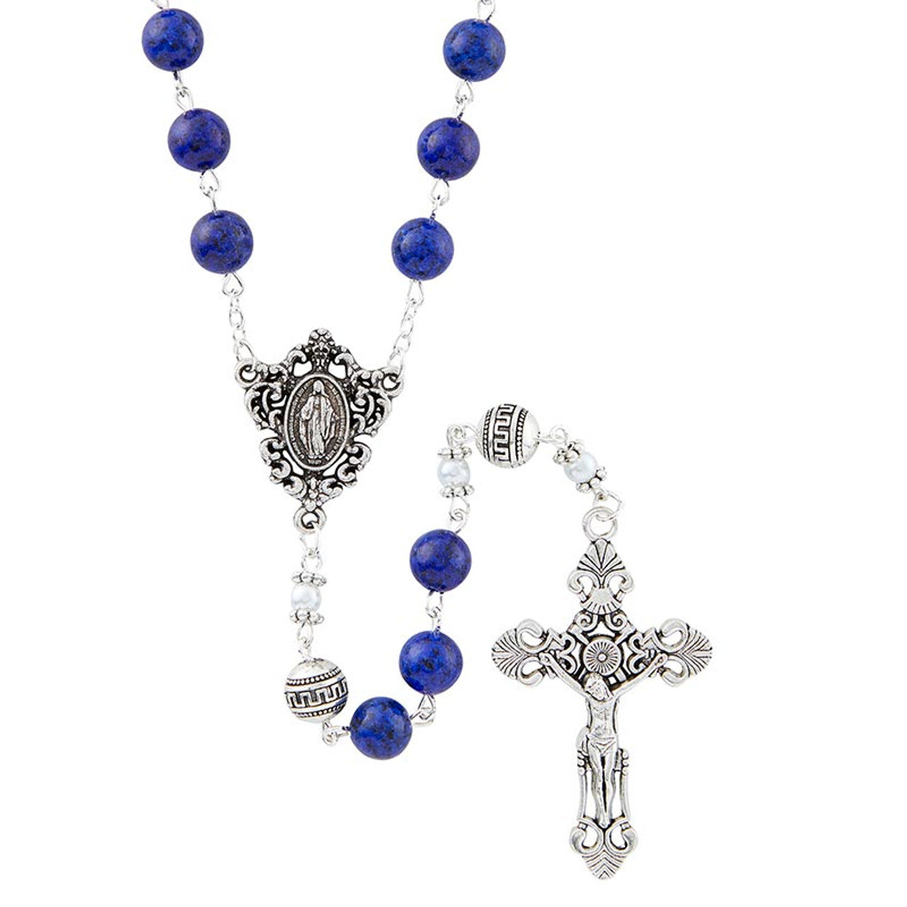 Almafi Collection Rosary - Lapis