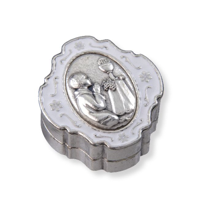 Communion Metal Keepsake Box Boy