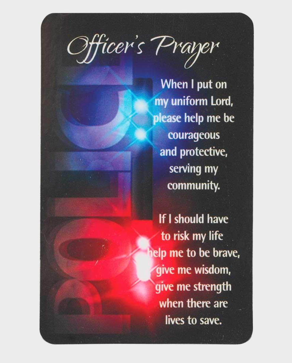 Verse Card - Officers Prayer