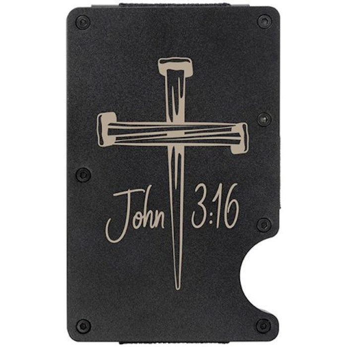 Hard Wallet with Clip -- John 3:13