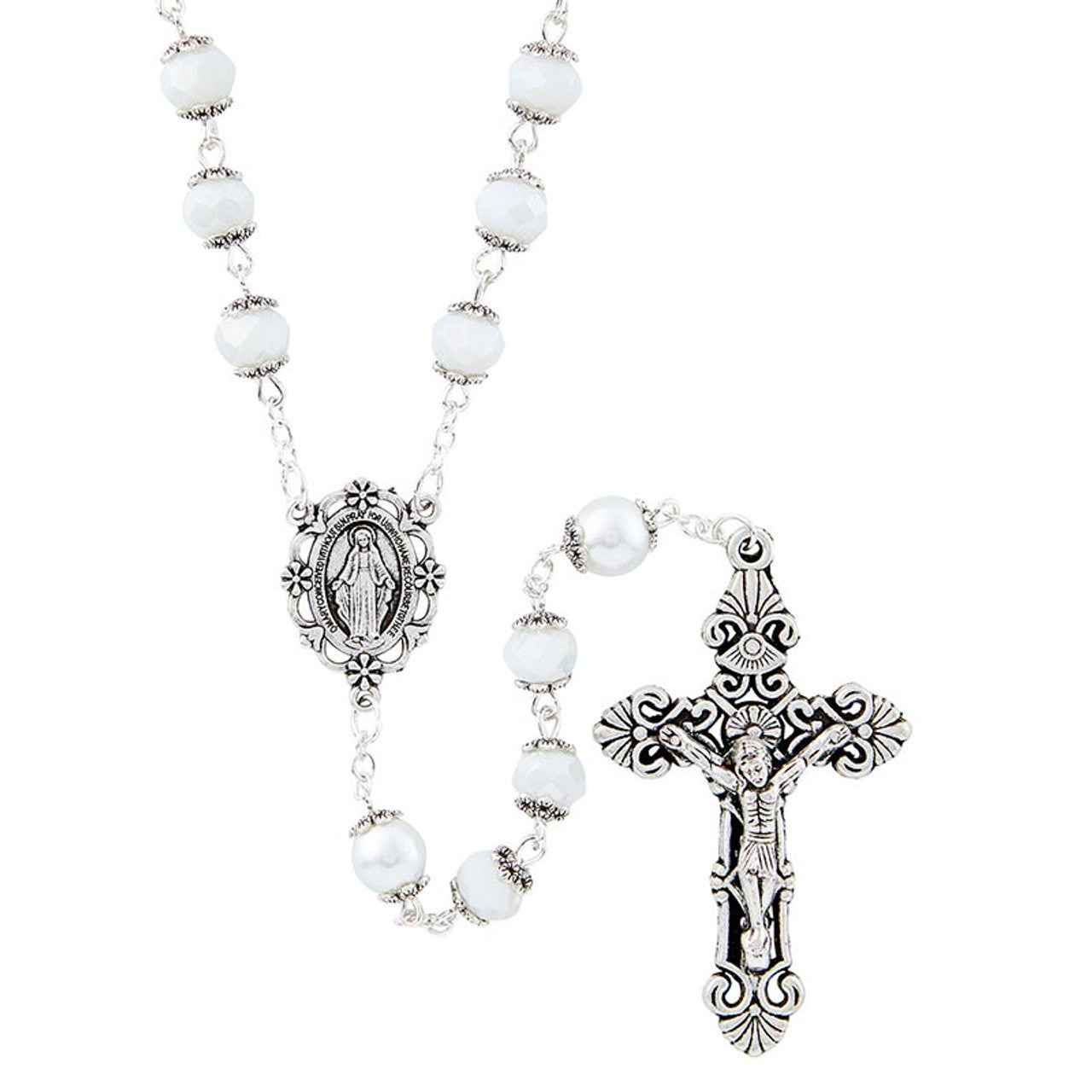 Orvieto Rosary Collection - White