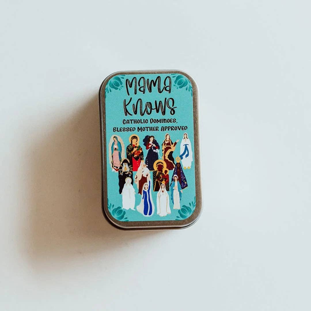 MamaKnows - Catholic Dominoes with the Blessed Virgin (Card Deck)