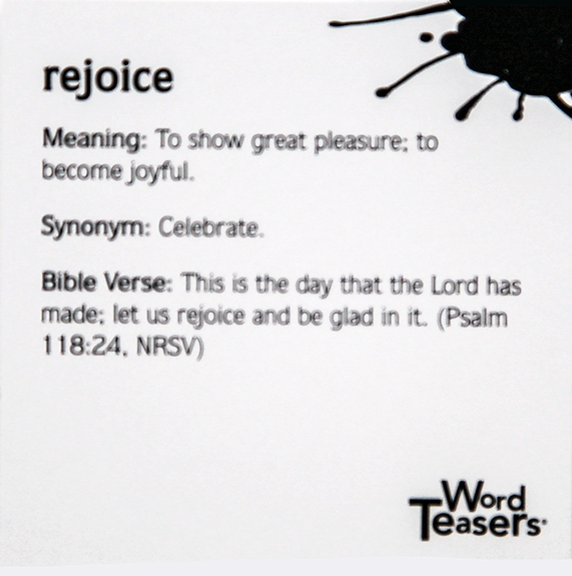Faith - Wordteasers Card Game Edition