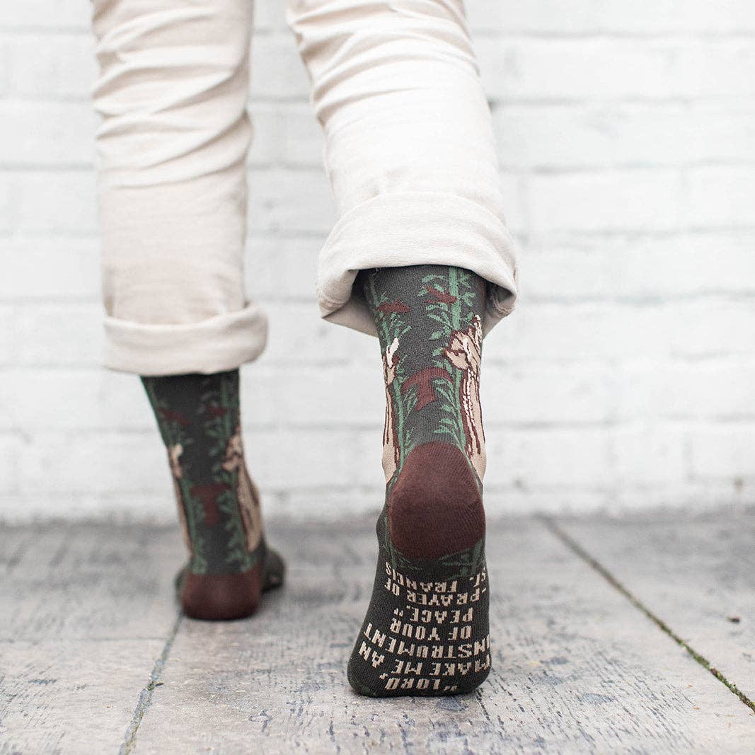 St. Francis of Assisi Adult Socks
