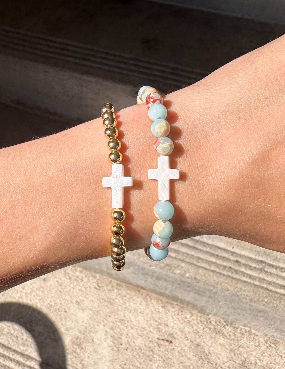 Salvation Stone Beaded Bracelet