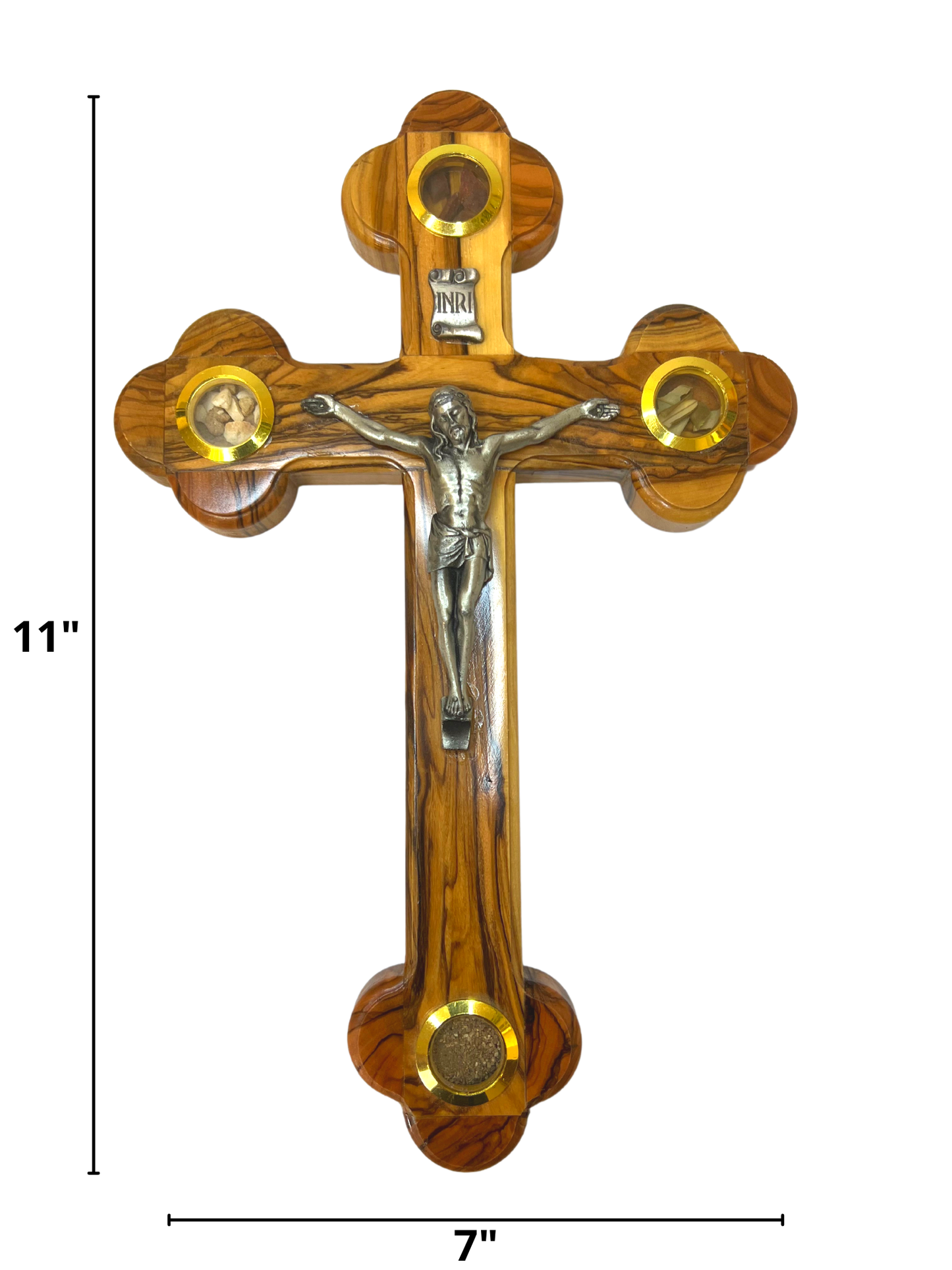 Olive Wood Cross With Crucifix-Wall Hanging Christian Cross