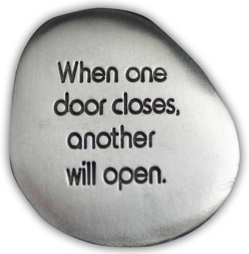 Inspirational Silver Soothing Stone