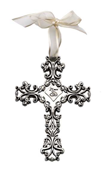 Filigree Cross for 25th Anniversary