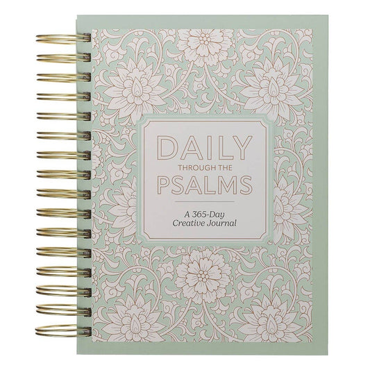 Daily Through the Psalms: 365 day creative journal (spiral)
