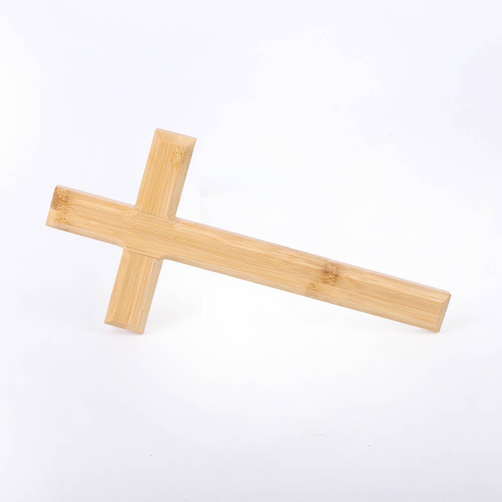 Wall Cross 10" Bamboo