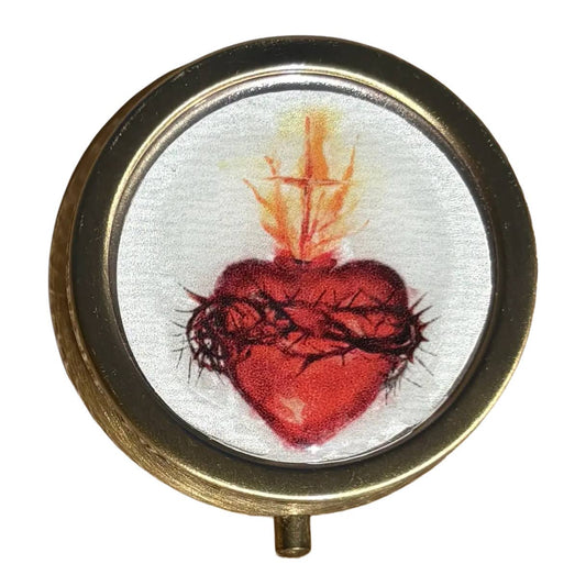Sacred Heart Pyx    2"