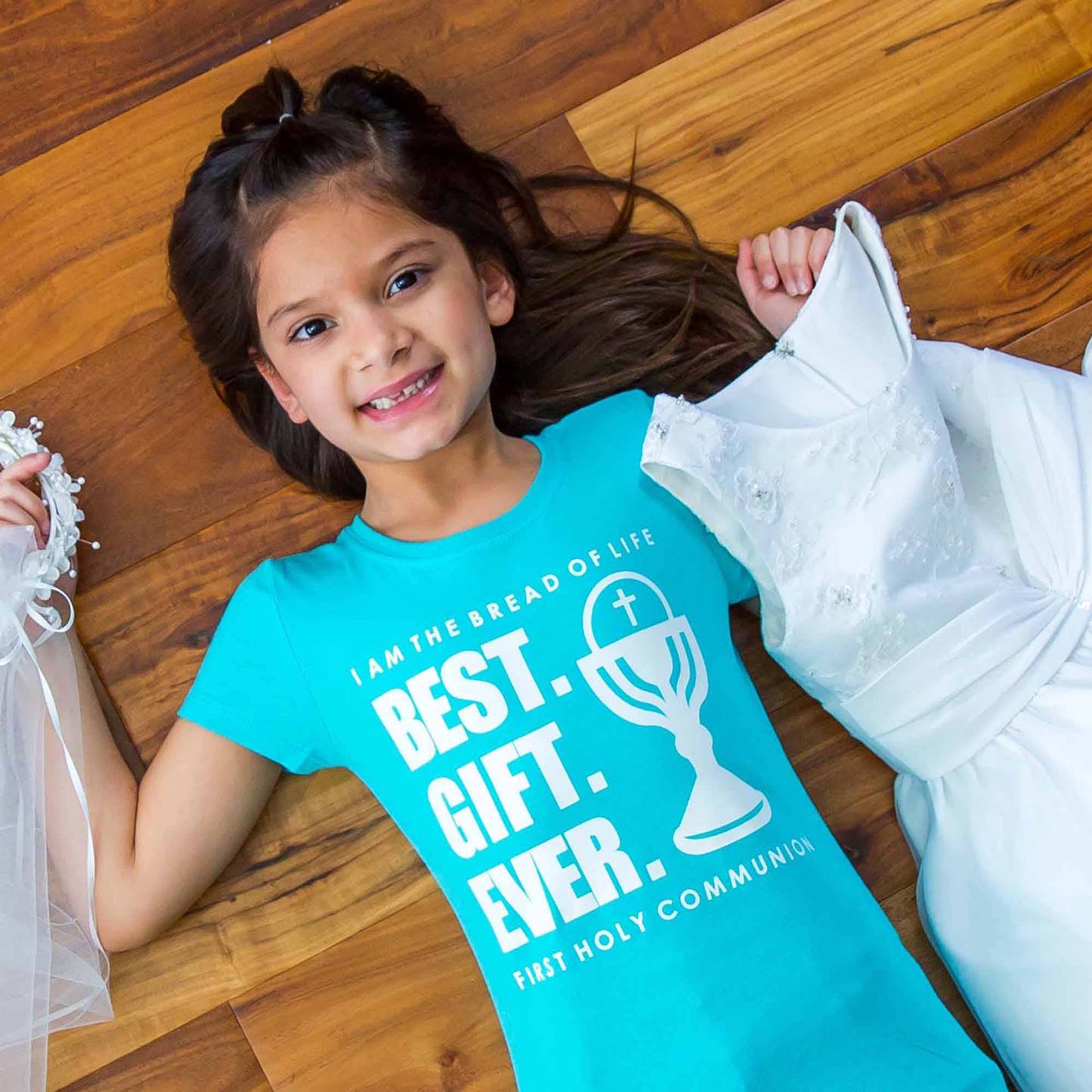 First Holy Communion T-Shirt for Girls - Best Gift Ever