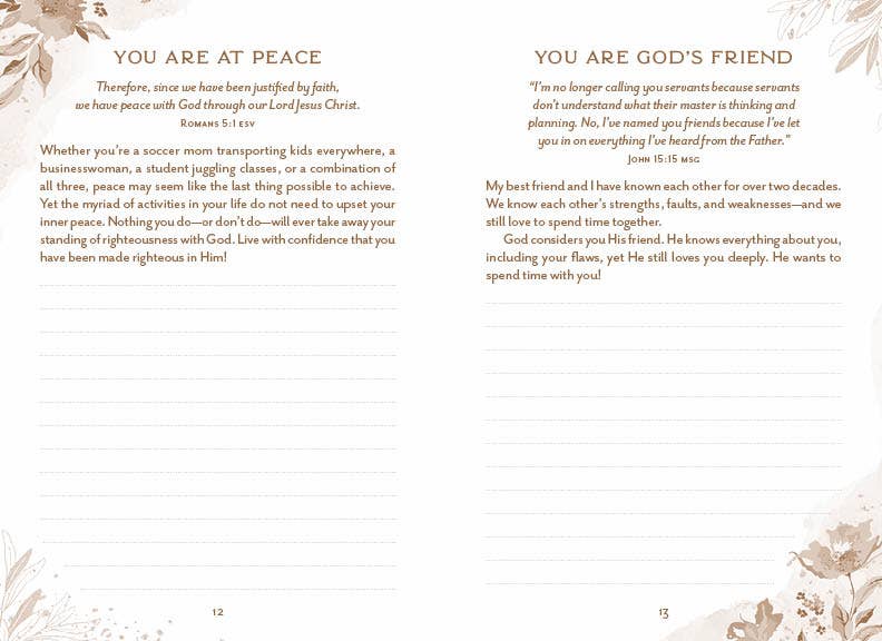 Today God Wants You to Know. . .You Are Loved Devotional Jou