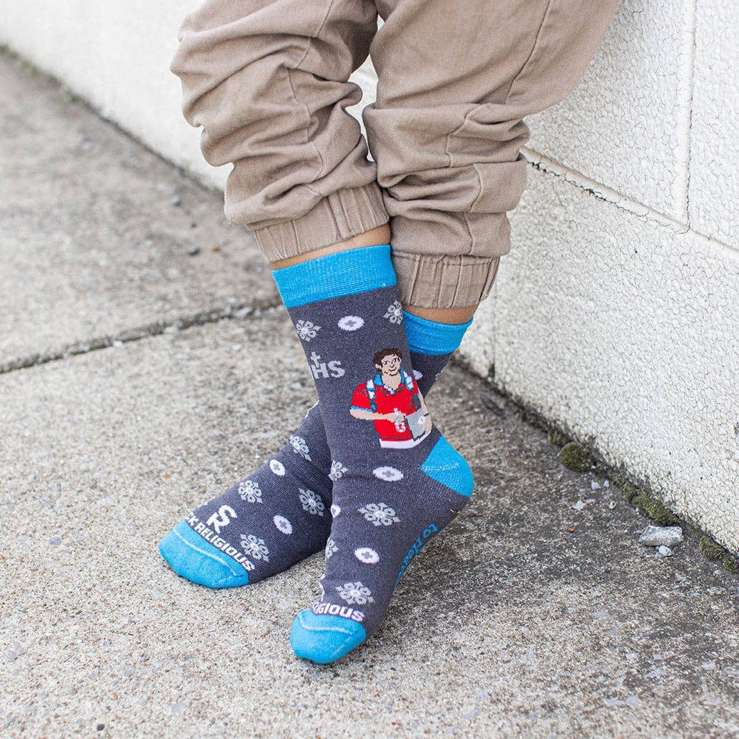 St. Carlo Acutis Eucharist Kids Socks