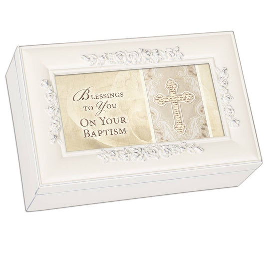 Petite Rose Music Box Rose Blessings