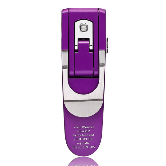 Book Light Purple Your Word is a Lamp Ps. 119:105