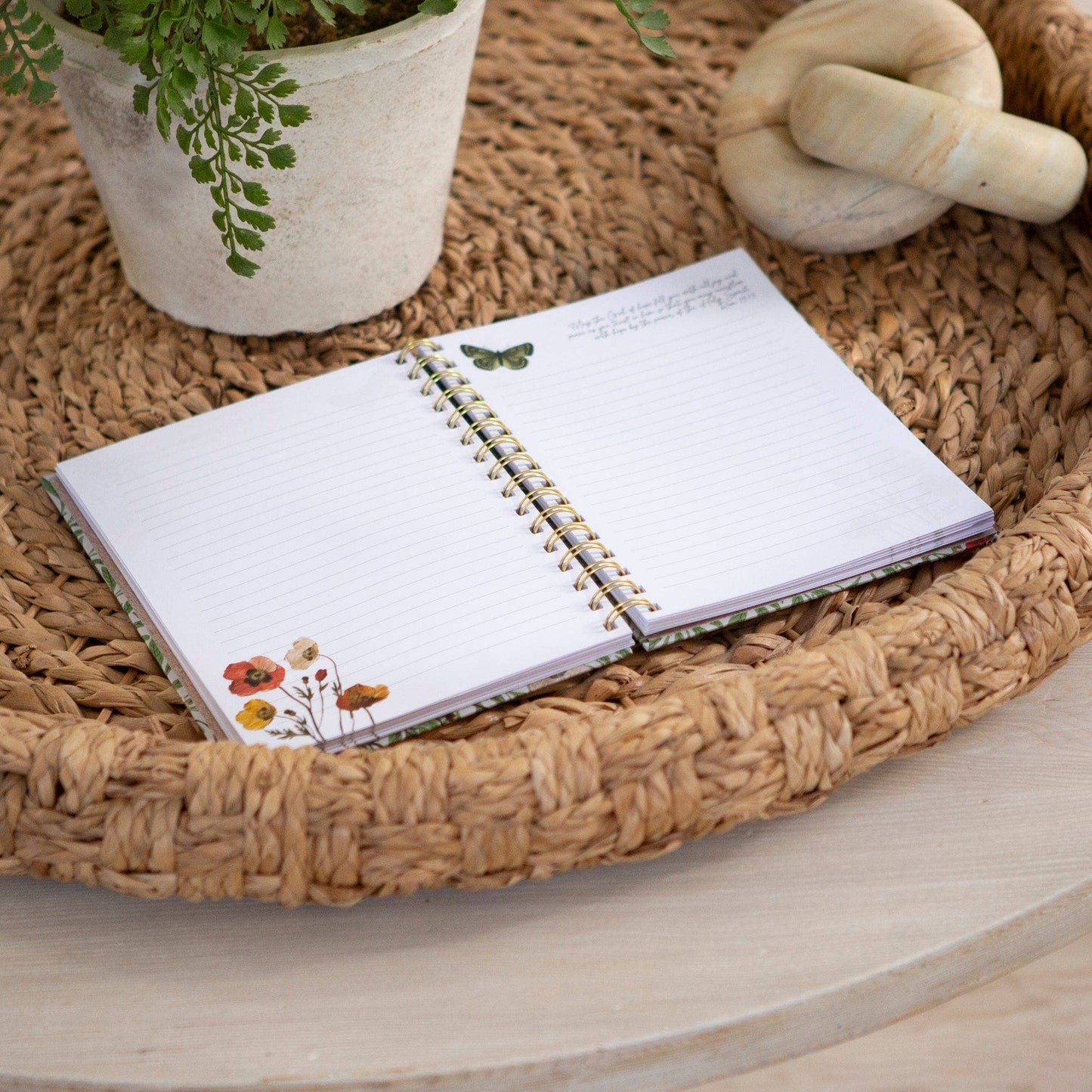 Faith Hope Love Spiral Journal