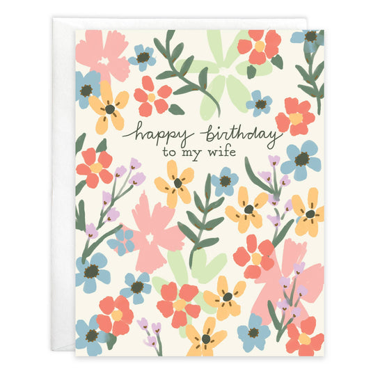 GC-Birthday Wife Floral