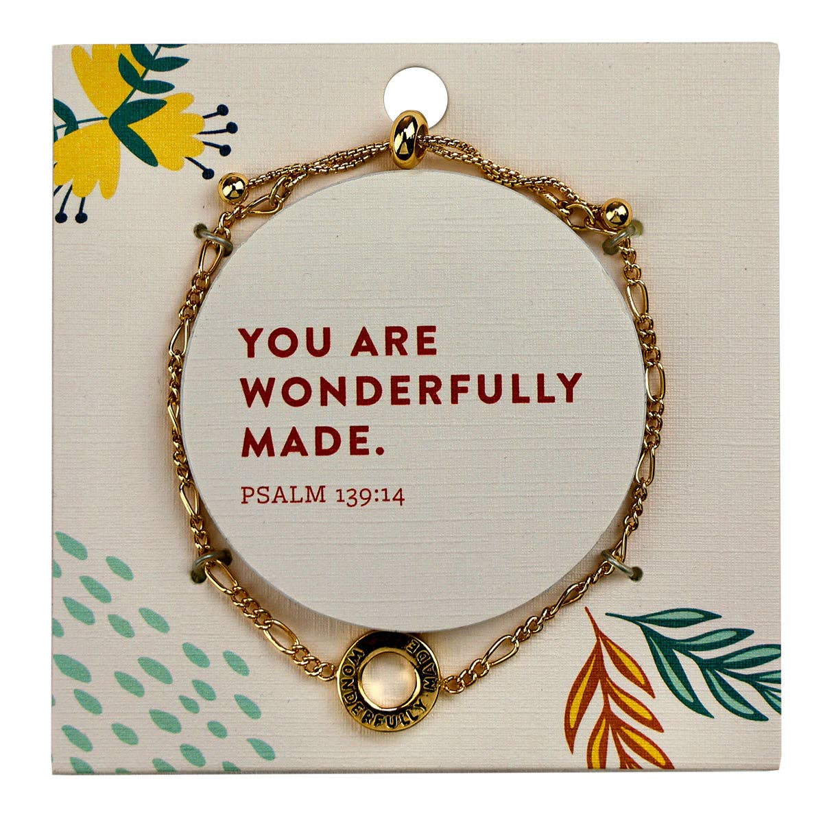 Grace & truth Wonderfully Made Keepsake Bracelet