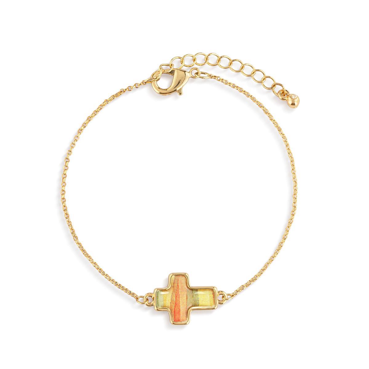 Love Artful Cross Bracelet - 6.25in