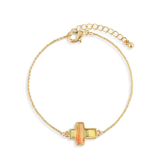 Love Artful Cross Bracelet - 6.25in