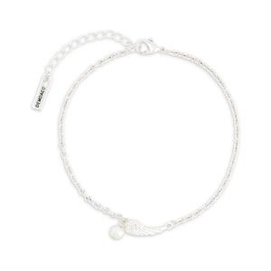 Dainty Wing Bracelet- Silver