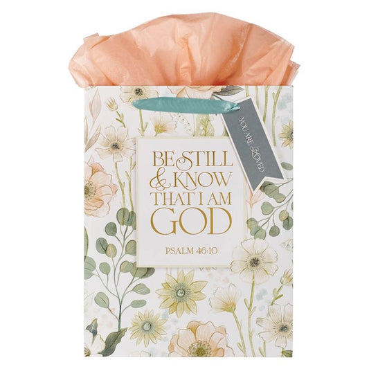 Gift Bag-Large Be Still