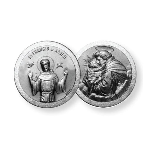 Saint Francis and Saint Anthony Pocket Token