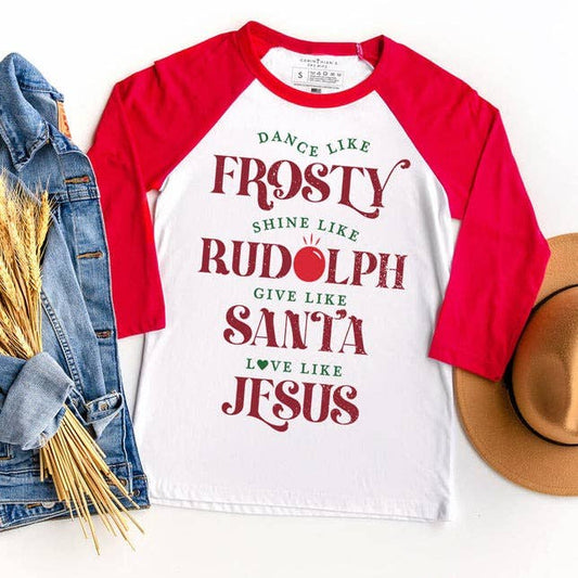 Give Like Santa Raglan