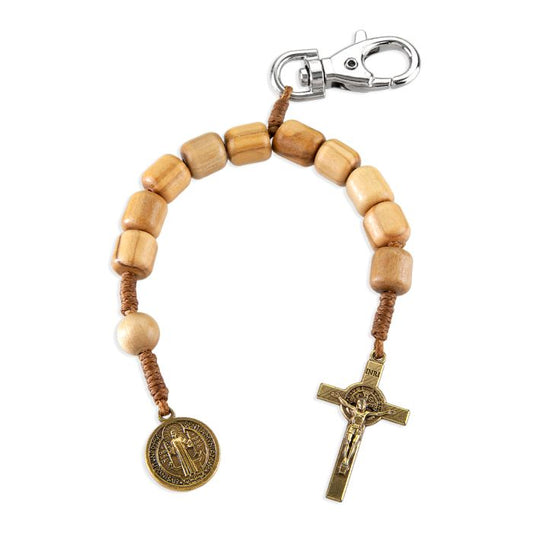 Back Pack & Key Clip One Decade prayer beads