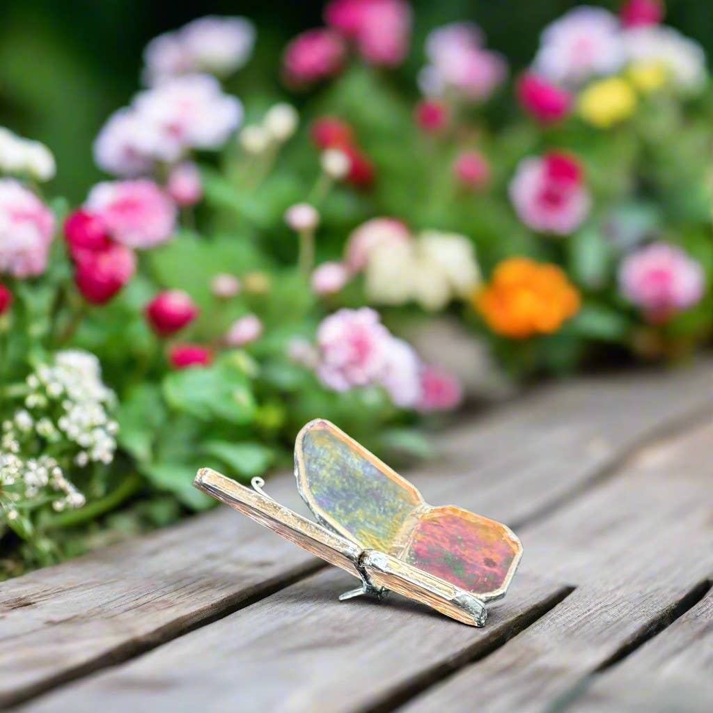 Celebration Of Life Gift: Sympathy Glass Butterfly 8150