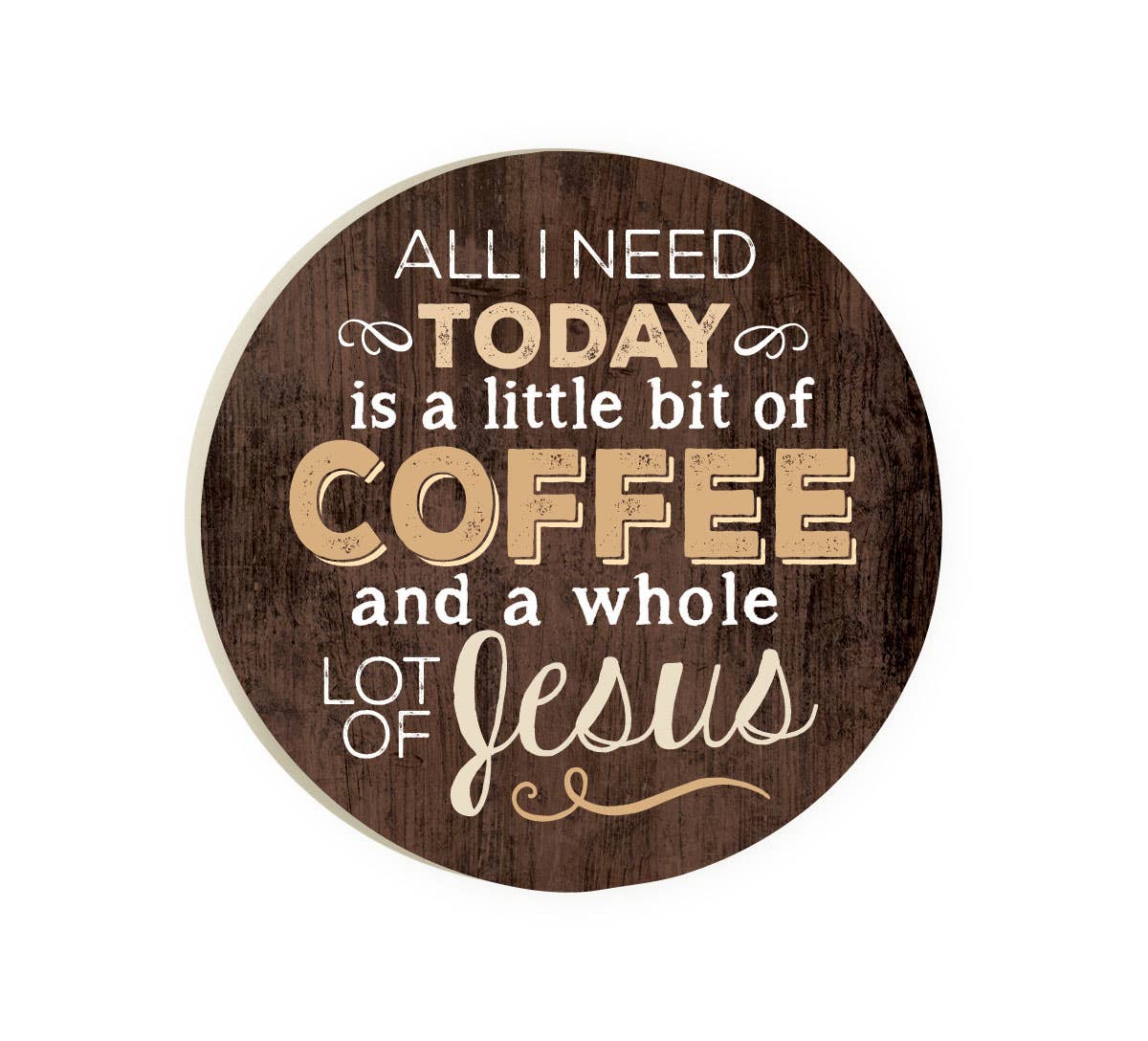 All I Need Today Is A Little Bit Of Coffee And A Whole Lot Of Jesus