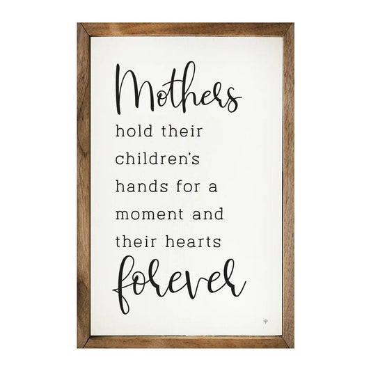 Mothers Hold Their Children's Hands White