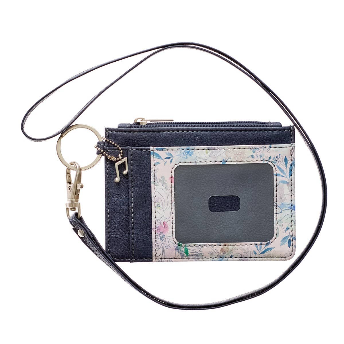 ID Bag Well With My Soul Hymn Soft Pink and Blue  Faux Leather