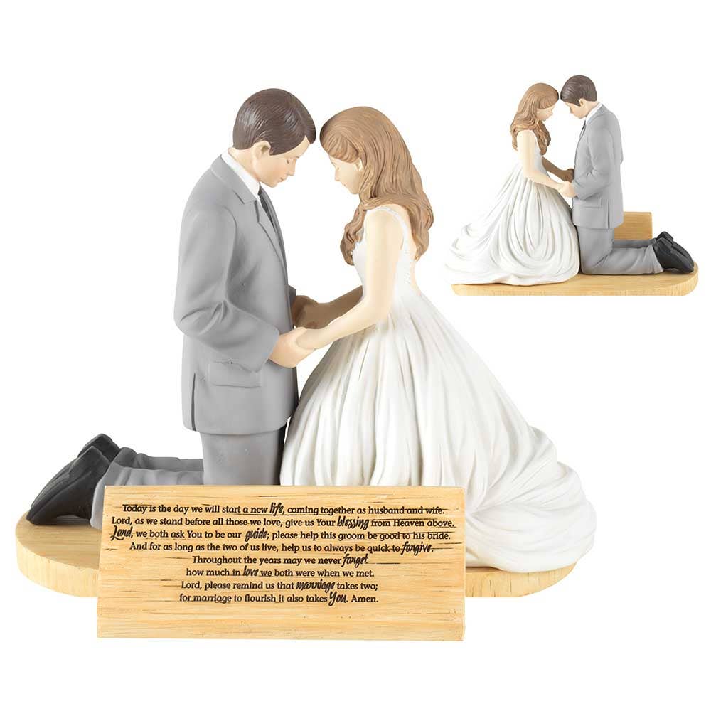 Figurine Bride & Groom's Hear Our Prayer