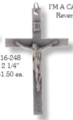 2 1/4" Crucifix Ox.
