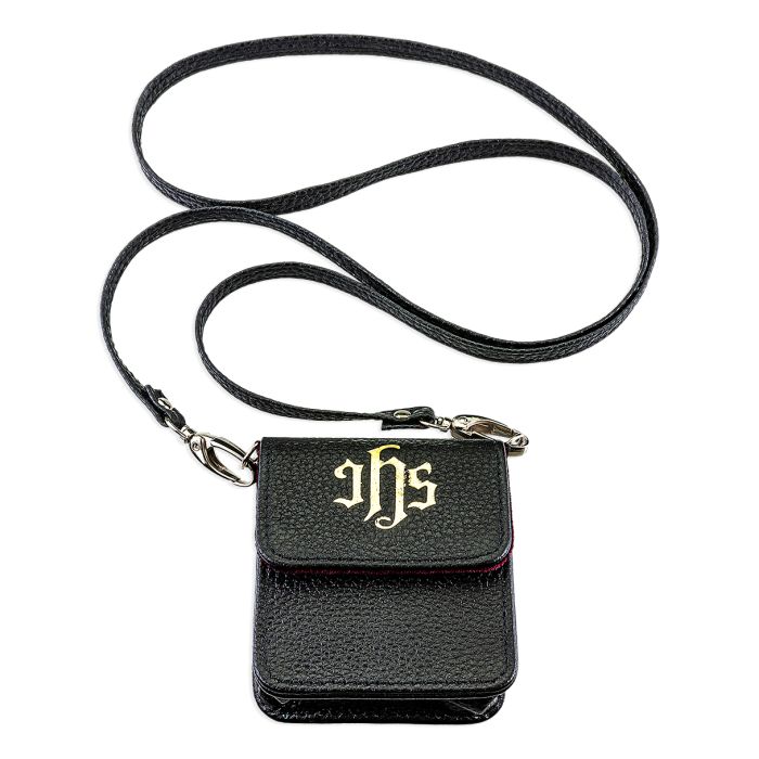 Genuine Grained Leather IHS Pyx Case