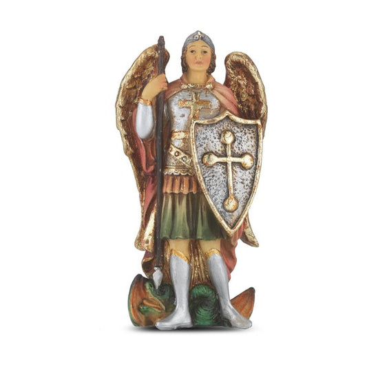 Patron Saint Statue - St. Michael 4"