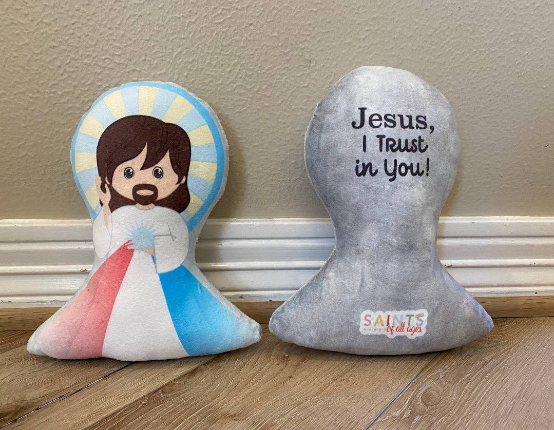Divine Mercy Prayer Stuffed Doll