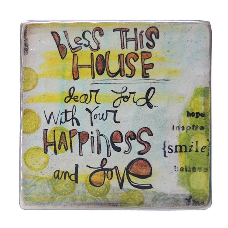 Painted Stuff Square Magnets