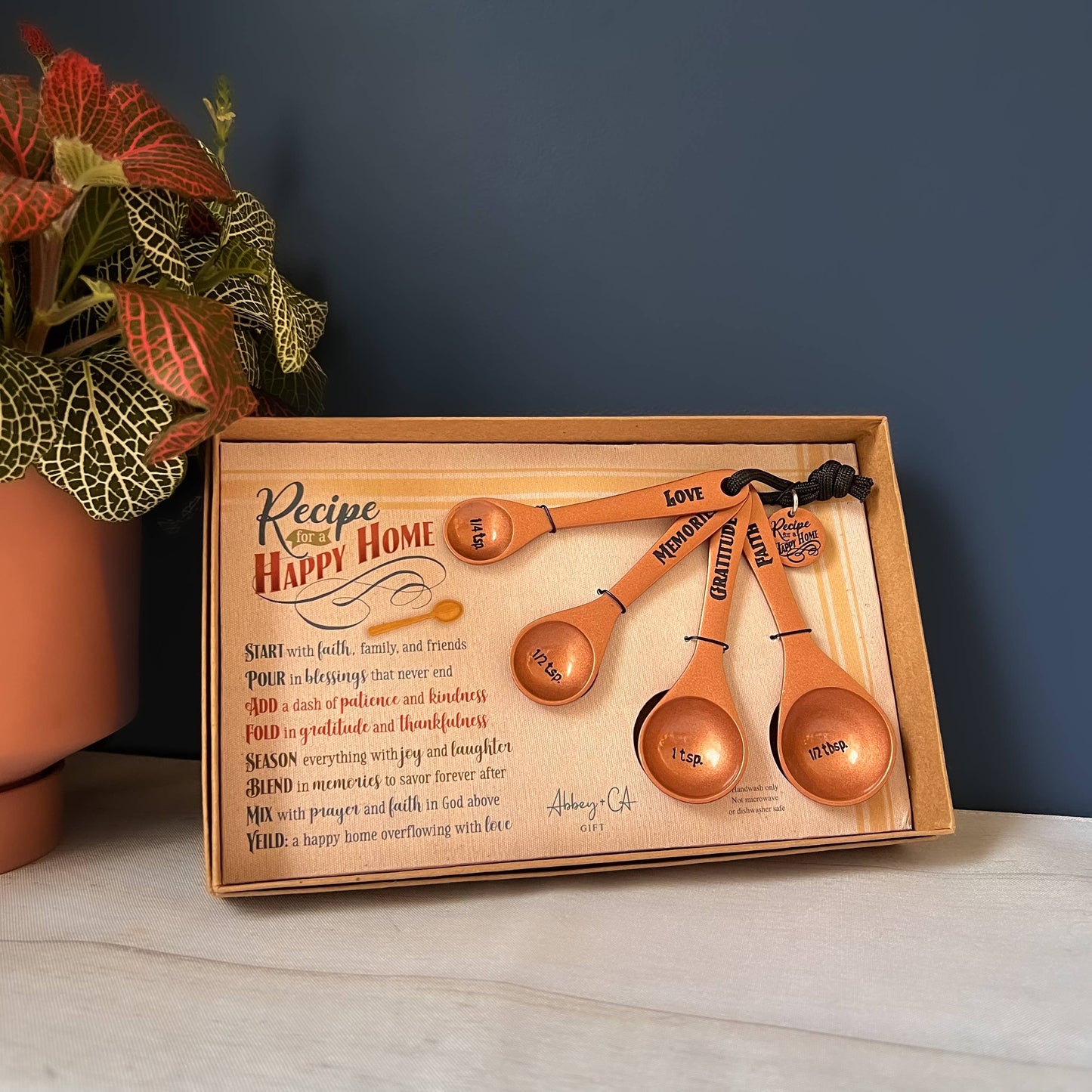 Recipe for a Happy Home Measuring Spoons