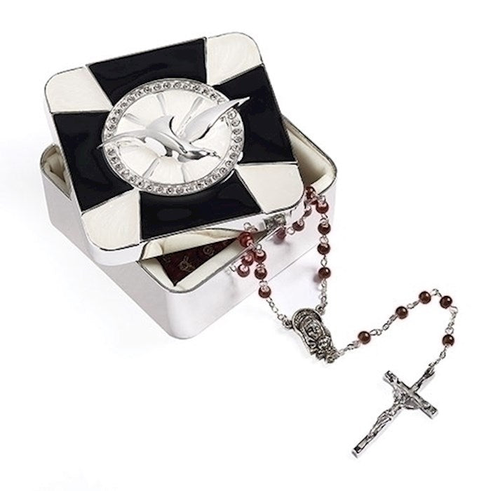 Keepsake Box-Confirmation-Black Cross (1.5" H)