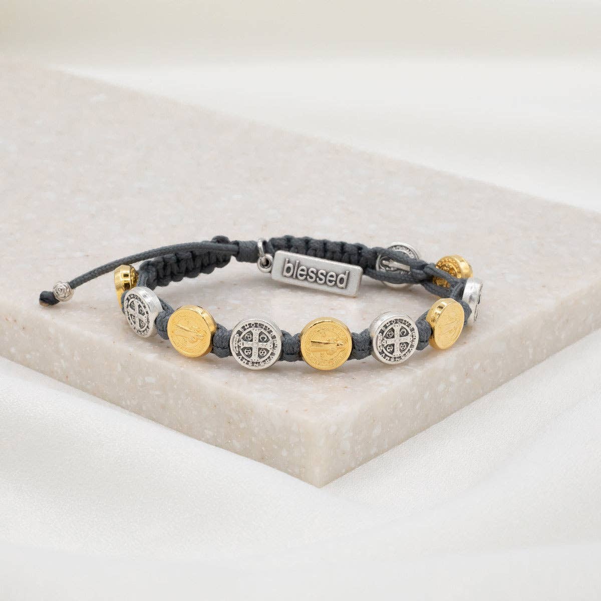 Benedictine Blessing Bracelet - Mixed Metals