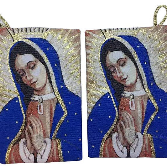 Our Lady of Guadalupe 1/2 Body SM Rosary Pouch 3″ x 4″