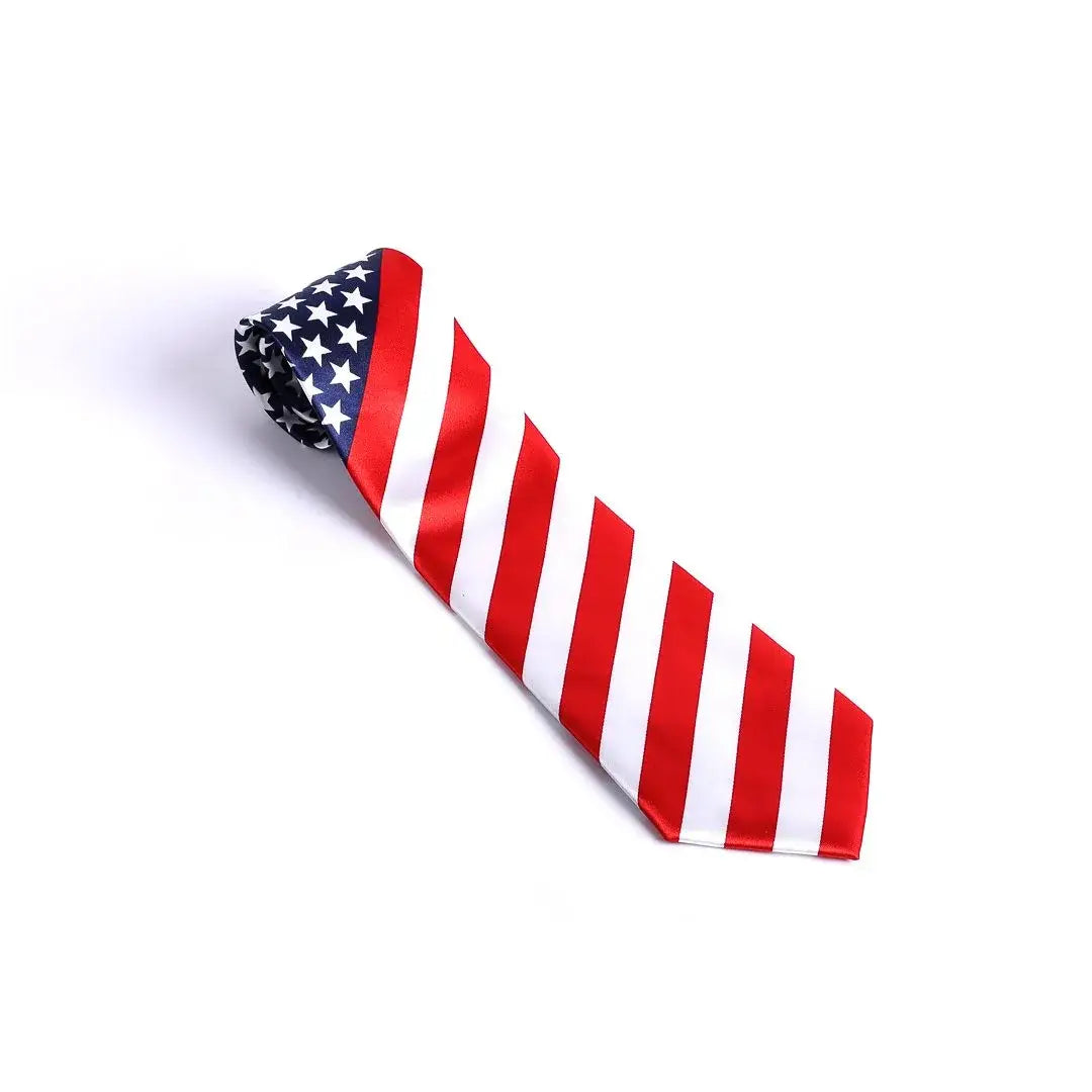 Tie Polyester - American Flag