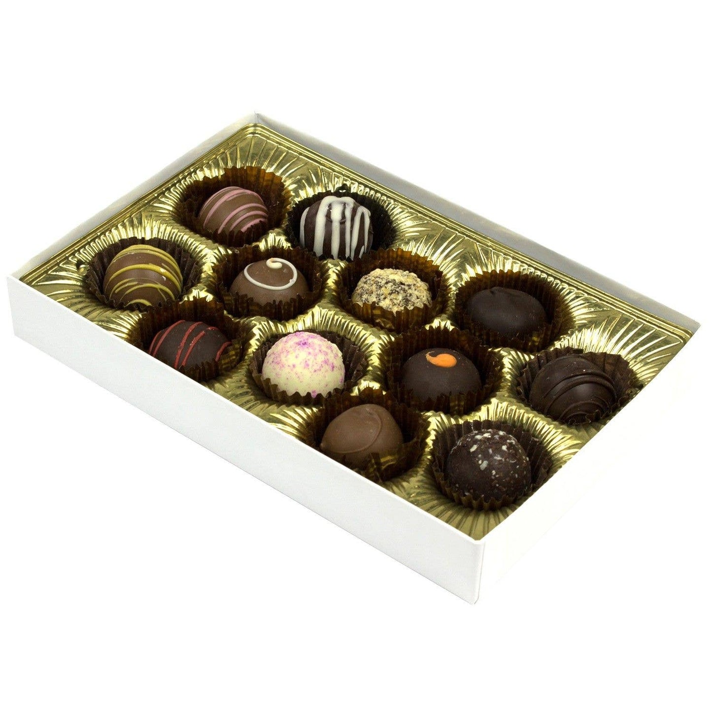 White Gloss - Clear Lid Rigid Candy Boxes