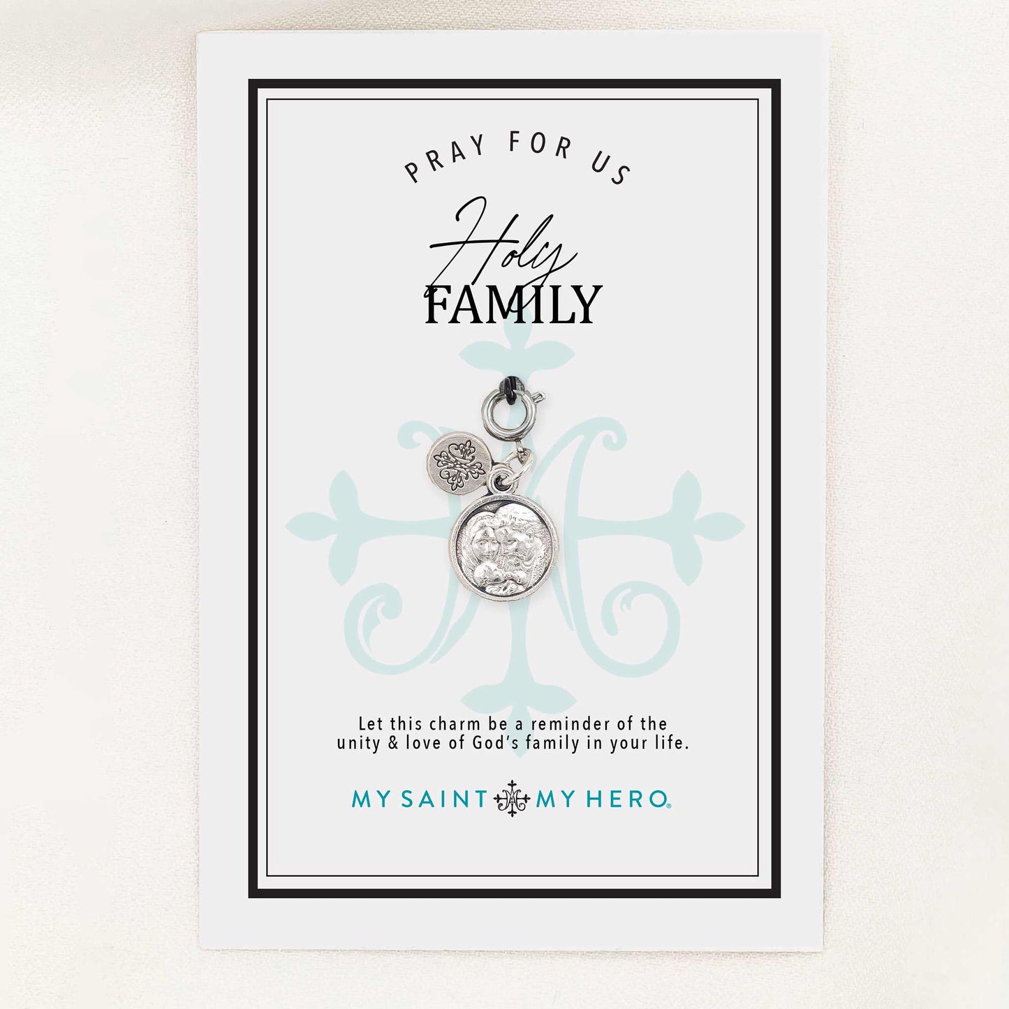 Holy Family / Holy Spirit Charm - Silver