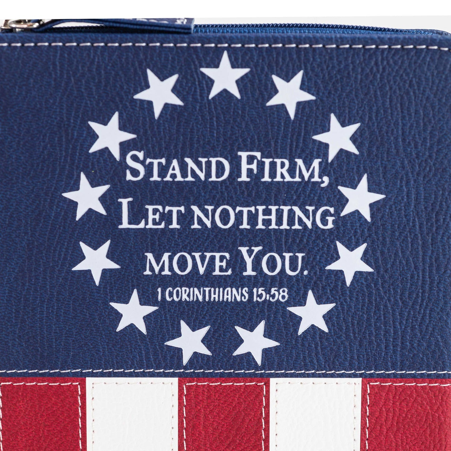 Divine Details 2020: Zippered Journal: US Flag Stand Firm
