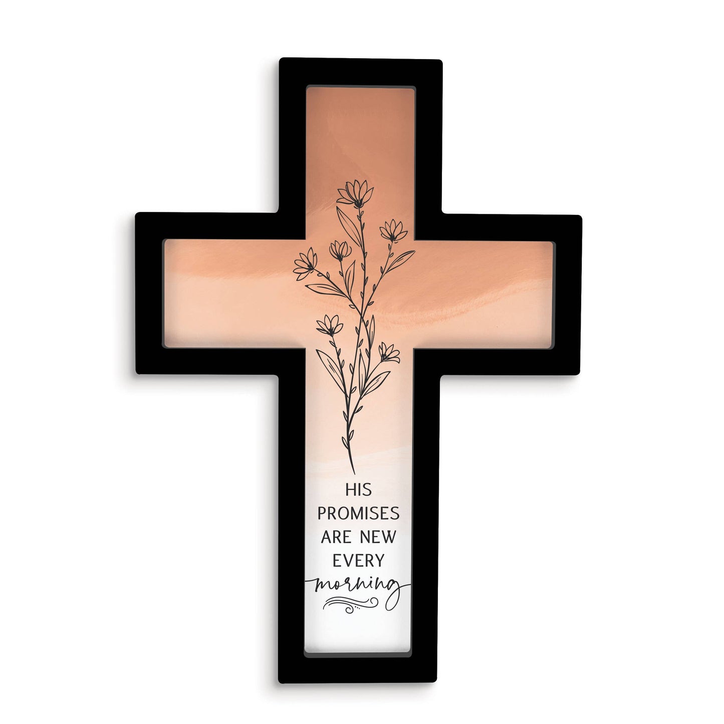 His Promises Are New Every Morning Cross