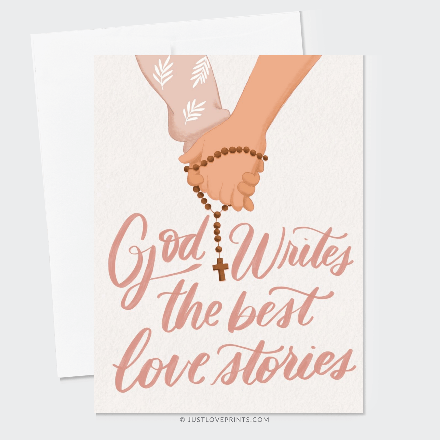 God Writes The Best Love Stories Greeting Card